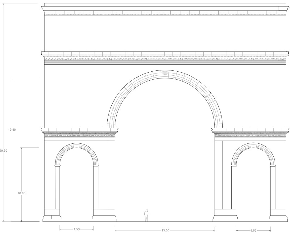 Illustration of the arch at Sardis